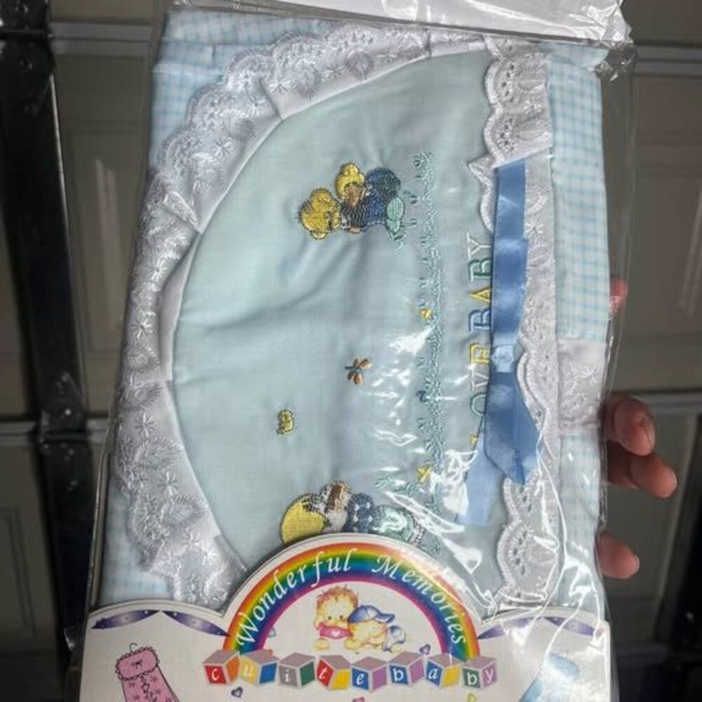 Vintage Wonderful Memories Baby's Fancy Diaper Stacker